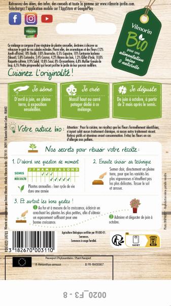 Mélanges de fleurs - Fleurs pour la Cuisine en Mélange - BIO - MEDIA_PACKAGING_VERSO
